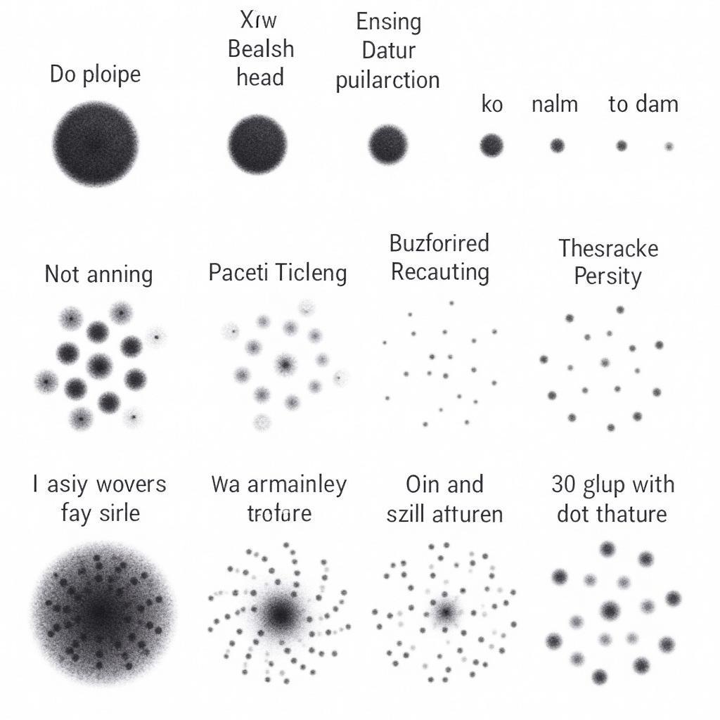 Dot Art Techniques: Varying Dot Sizes and Spacing