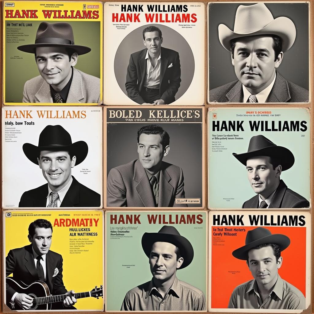 Early Hank Williams Album Art: Simple Portraits and Direct Appeal