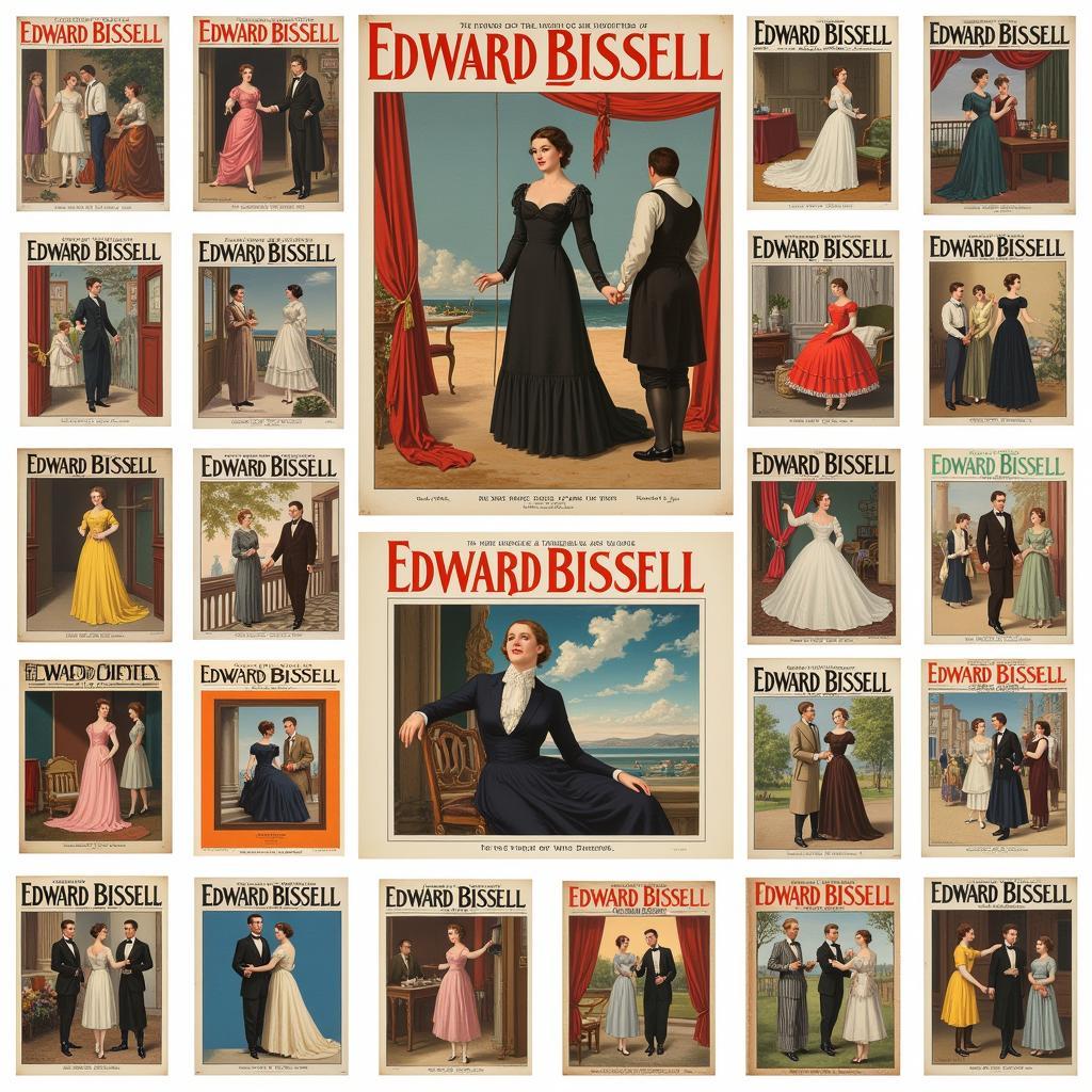 Edward Bissell's magazine cover illustrations from the Golden Age