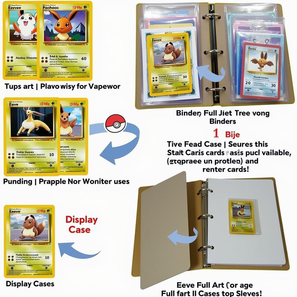 Eevee Full Art Card Storage Solutions