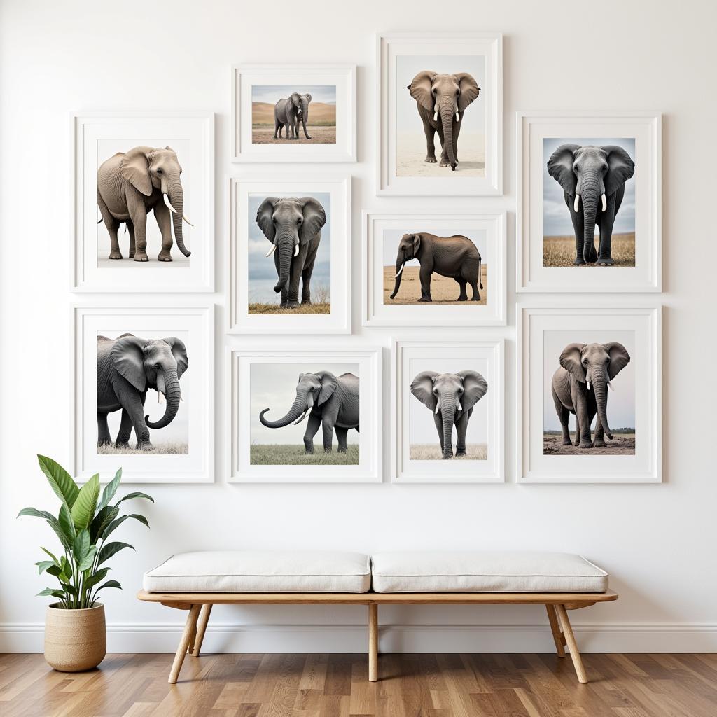 Collecting Elephant Art Prints