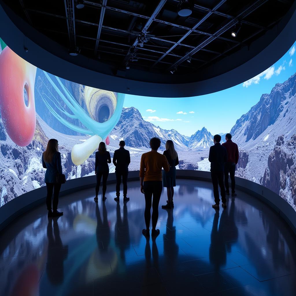 Ellie Wilson's Art Exhibited in a Digital Gallery: Immersive and Interactive Experience