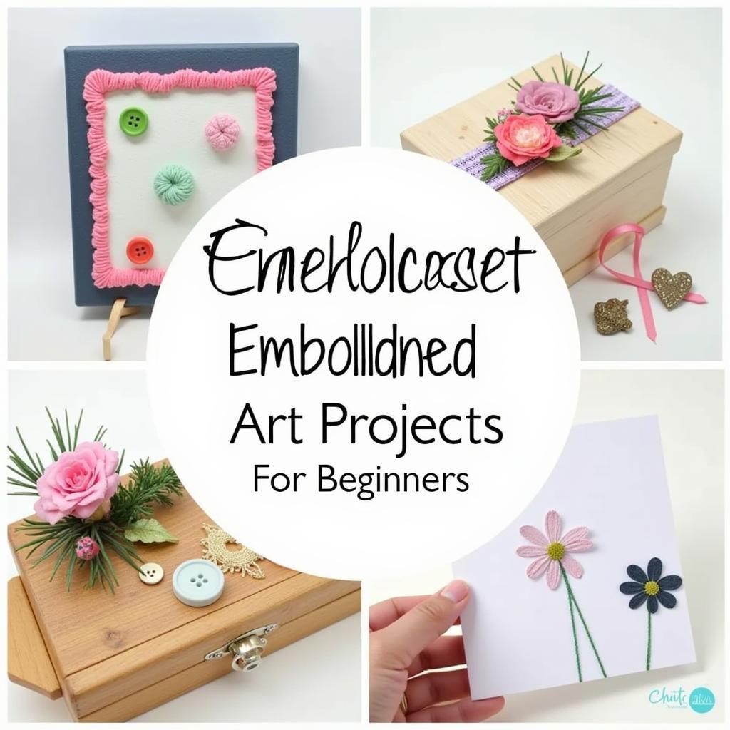 Easy Embellished Art Projects for Beginners