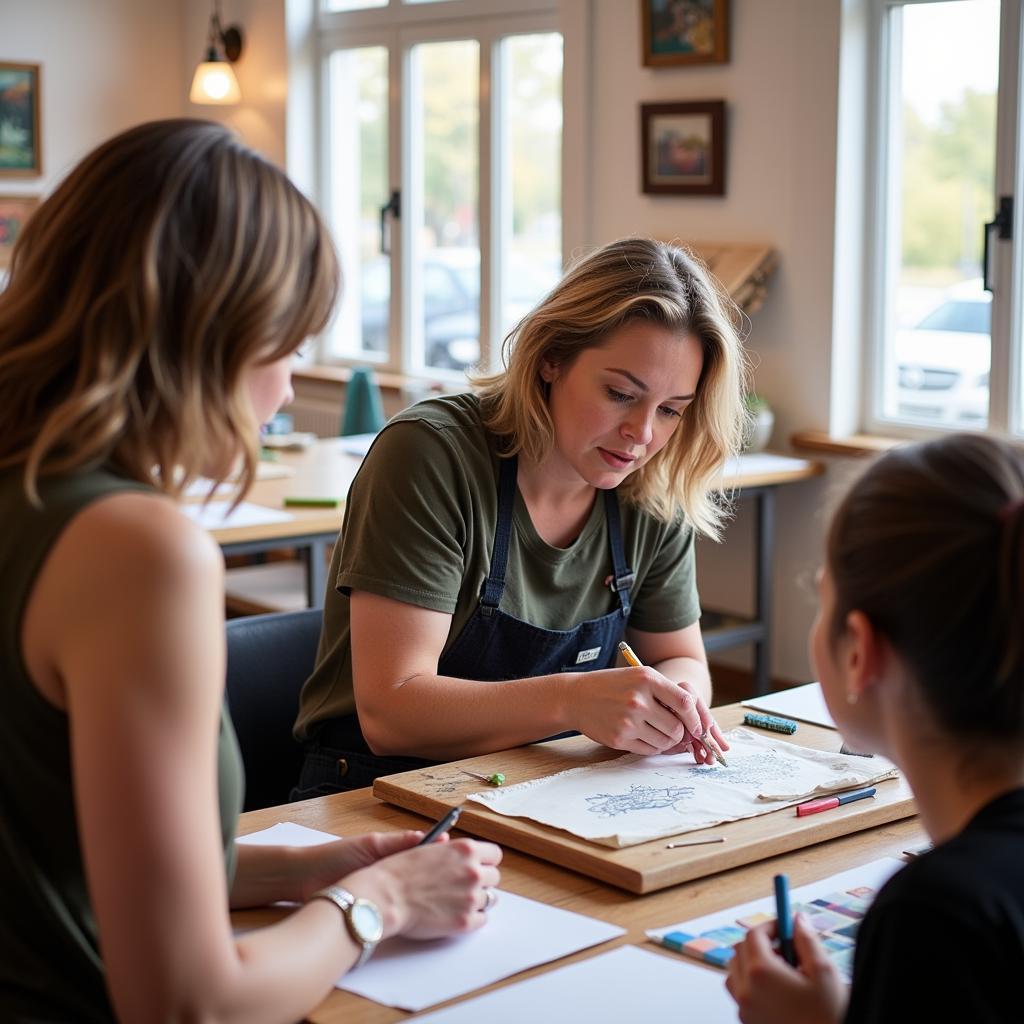 Artist Workshop at Ennis Art Festival