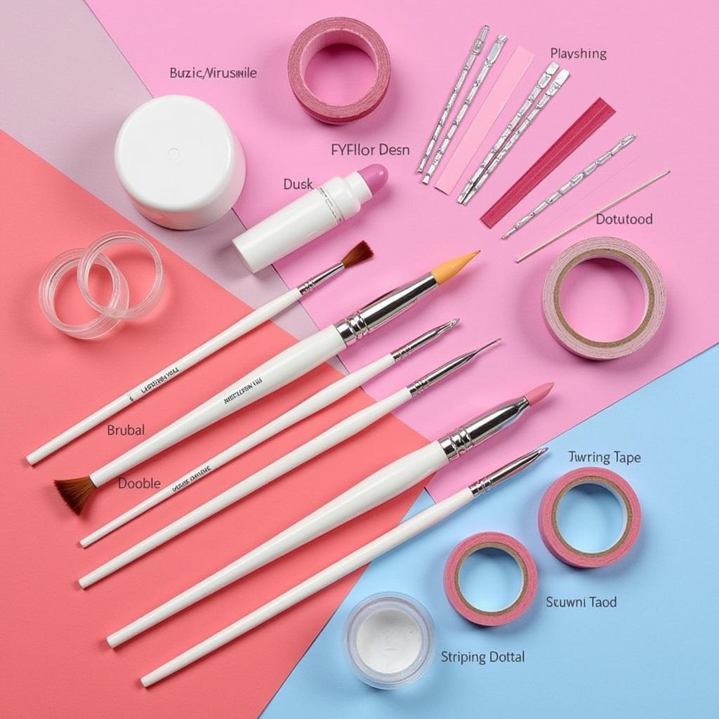 Essential Nail Art Brushes and Tools Kit