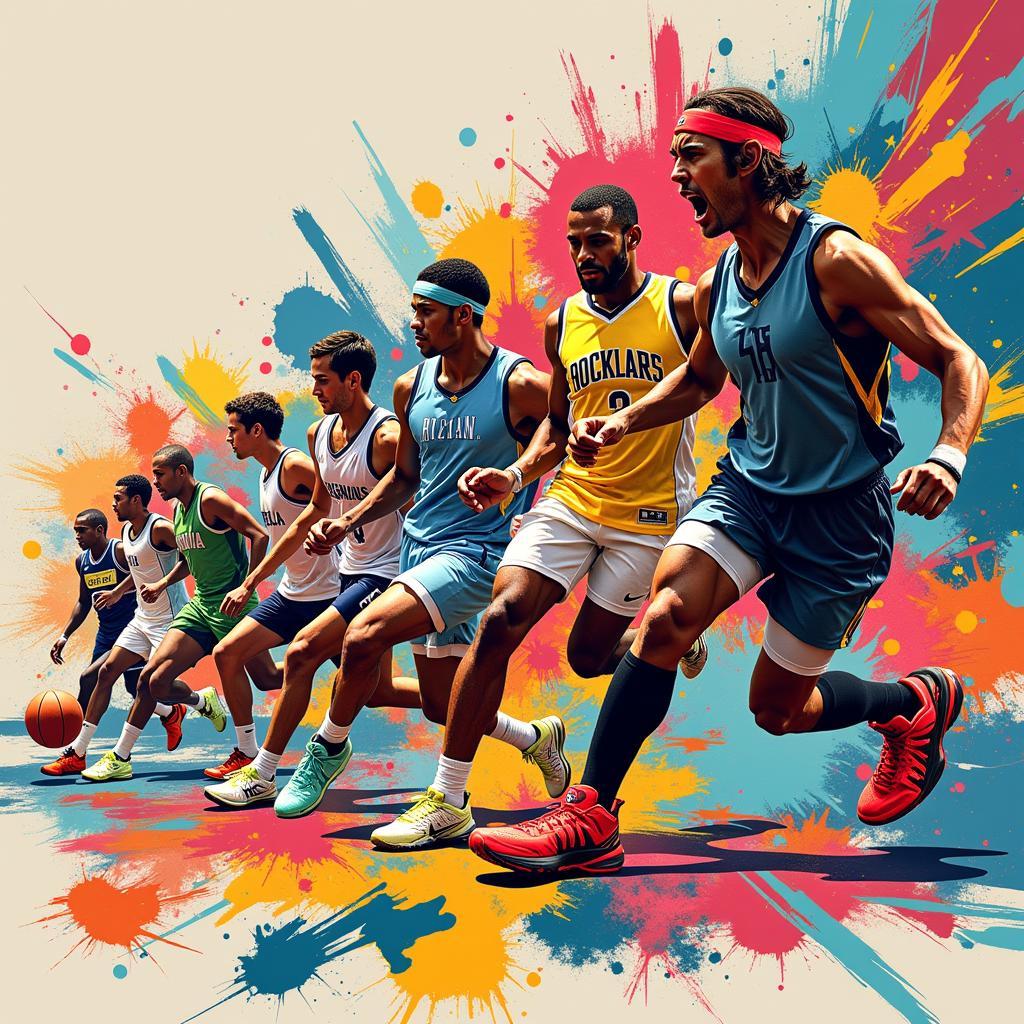 Evolution of Abstract Sports Art: From Cubism to Digital