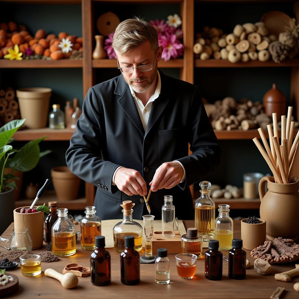 Extract Making in Perfumery