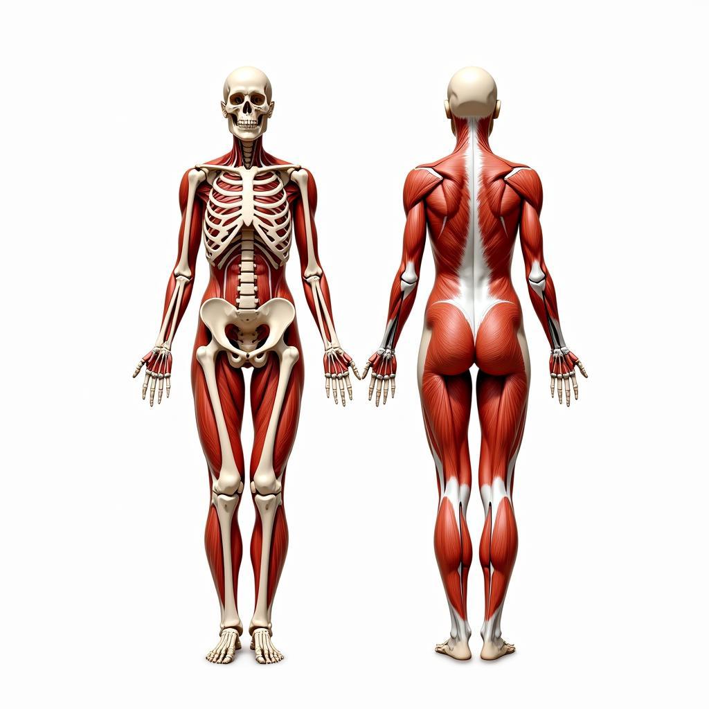 Female Skeleton and Musculature