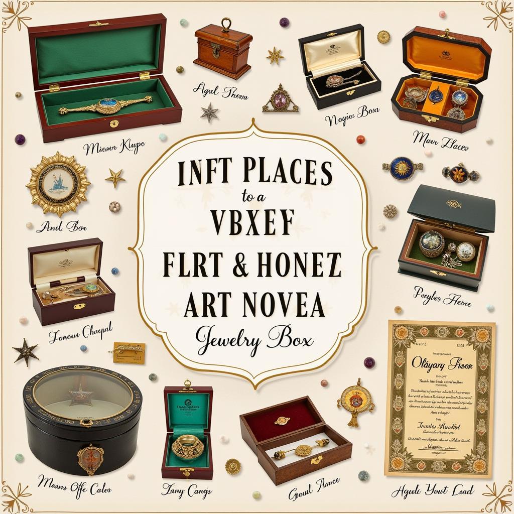 Finding Art Nouveau Jewelry Boxes