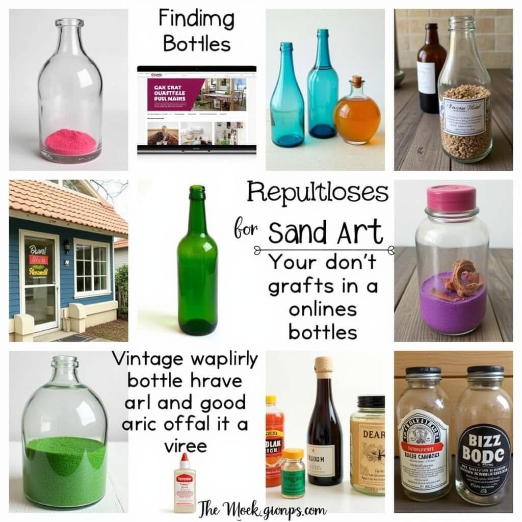 Finding Bottles for Your Sand Art Creations