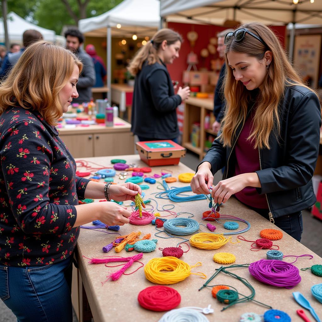 Discovering Unique String Art at Craft Fairs