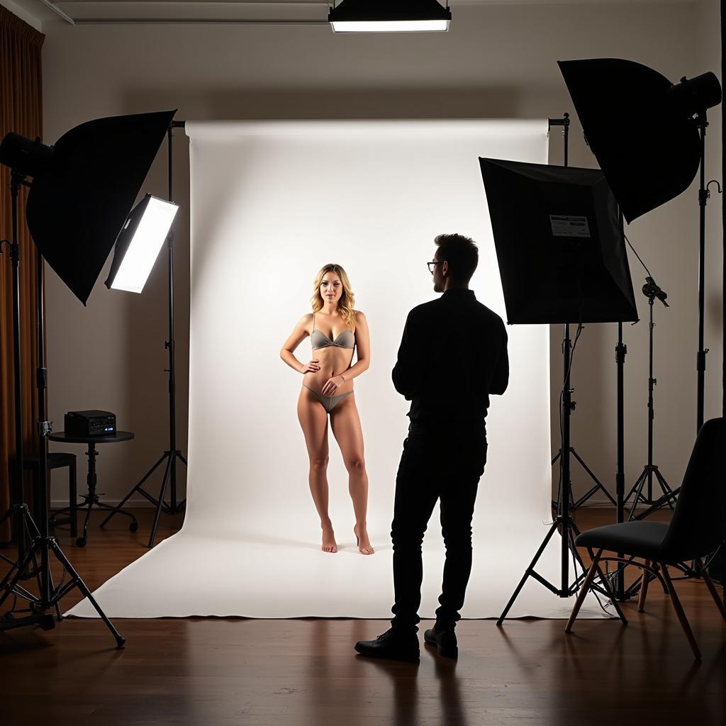 Fine Art Nude Photoshoot: Preparing the Lighting Setup