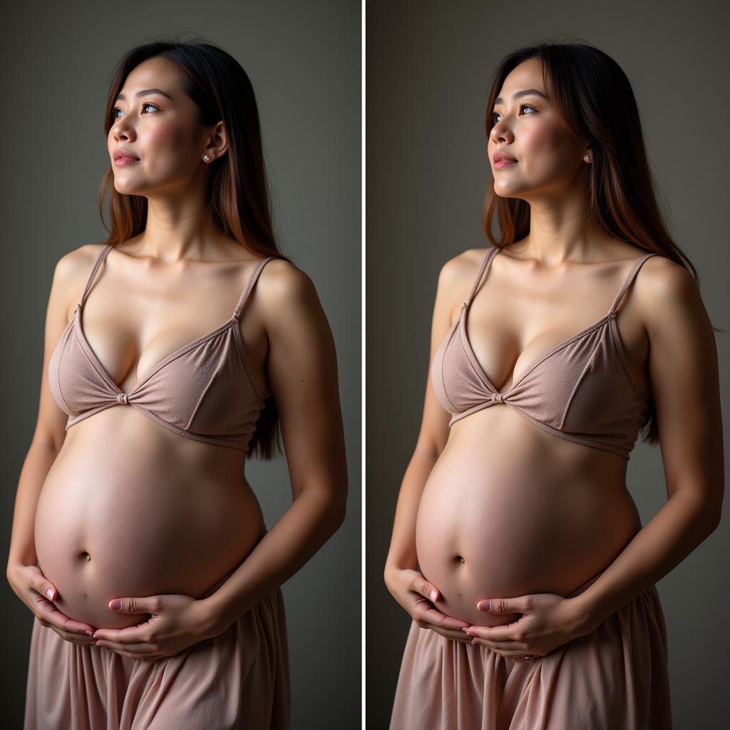 Fine Art Pregnancy Photography Post-Production Techniques