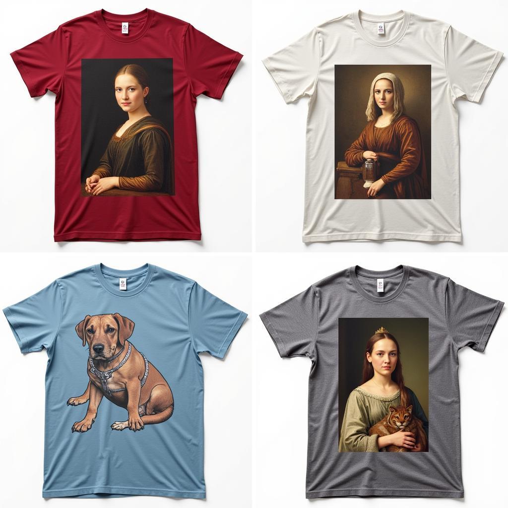 Various Fine Art T-Shirt Styles