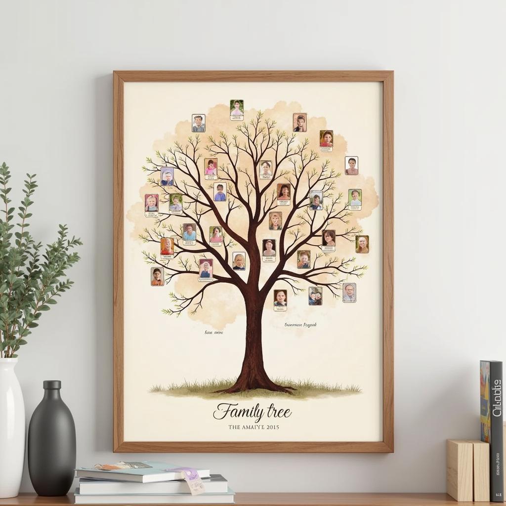 Finished Family Tree Artwork