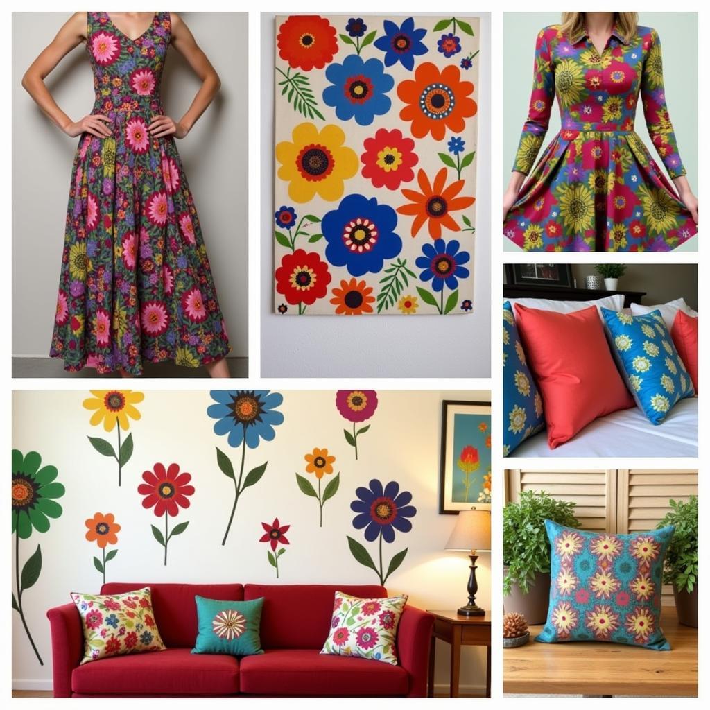 Flower Power Inspired Fashion and Home Decor