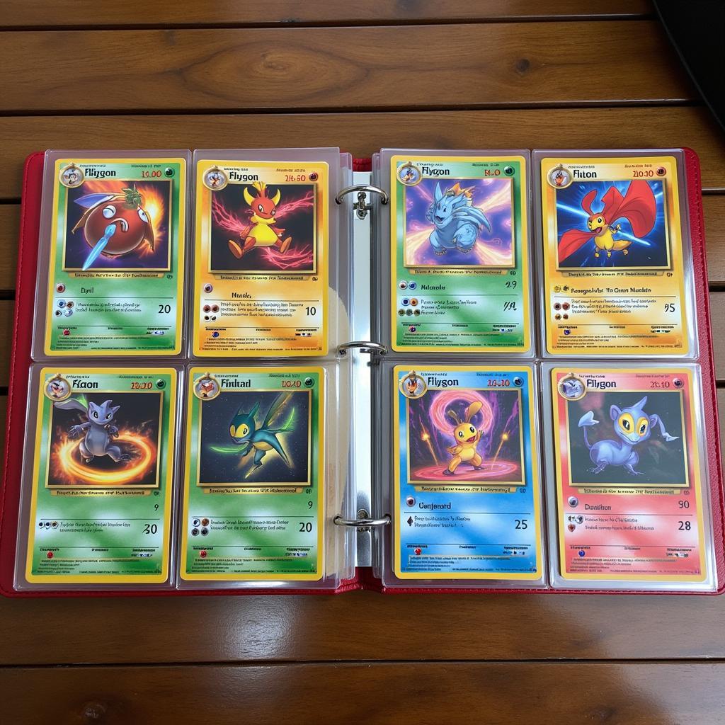 Flygon V Full Art Card Collection Display