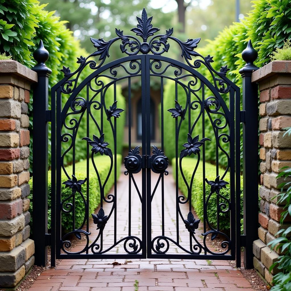 Forged Iron Gate: The Beauty of Decorative Metalwork