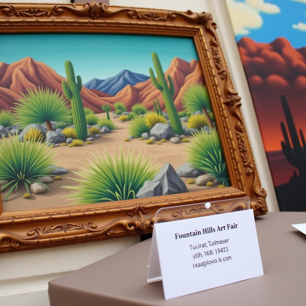 Painting Exhibit at Fountain Hills Art Fair