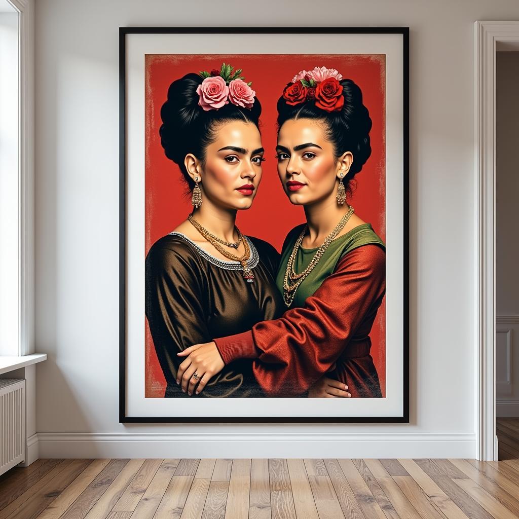 Framed Frida Kahlo Poster