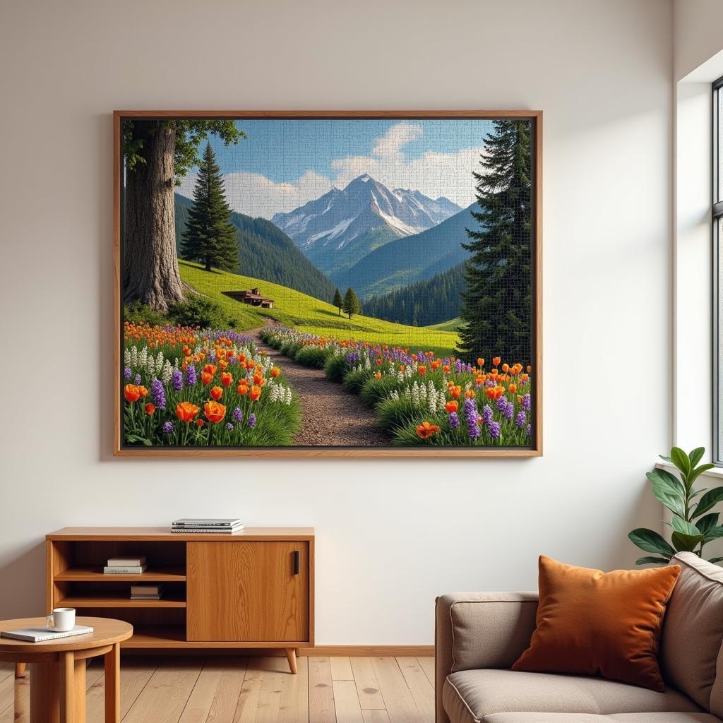 Framed Jigsaw Puzzle Art