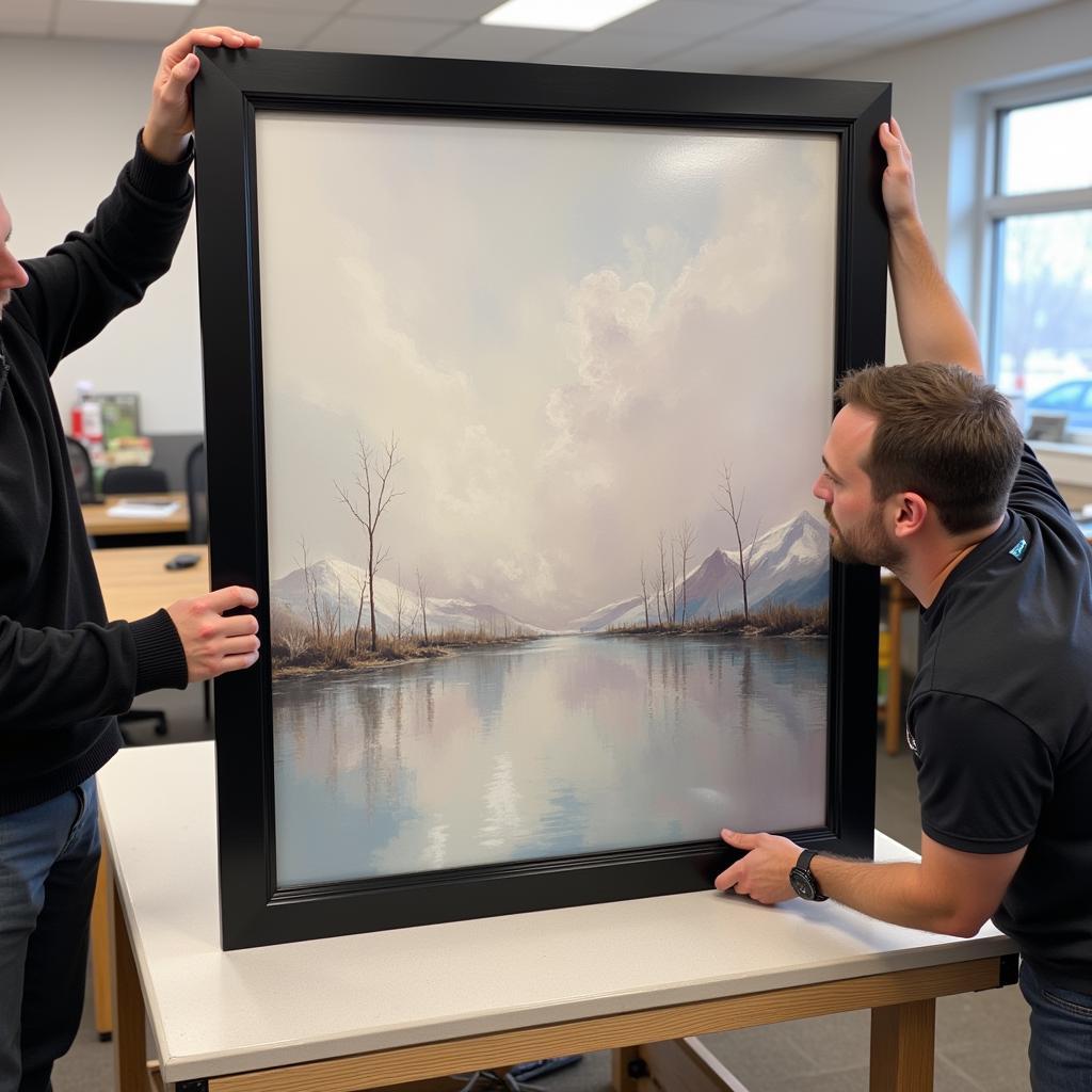 Framing a 72x48 Wall Art Piece