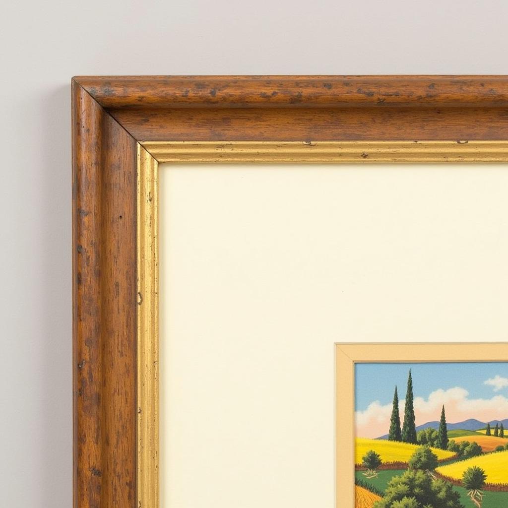 Framing Folk Art Prints for Rustic Charm