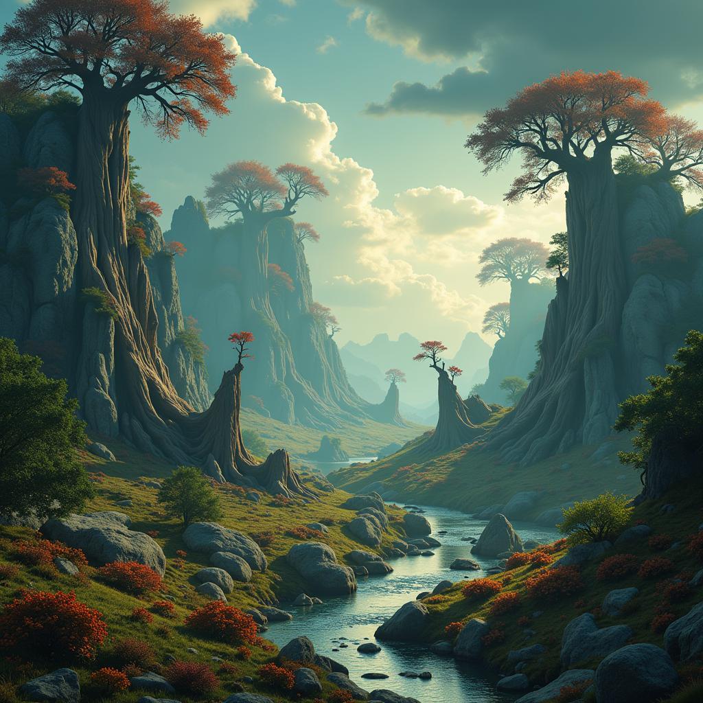 Frank Gutierrez Digital Art Surreal Landscape