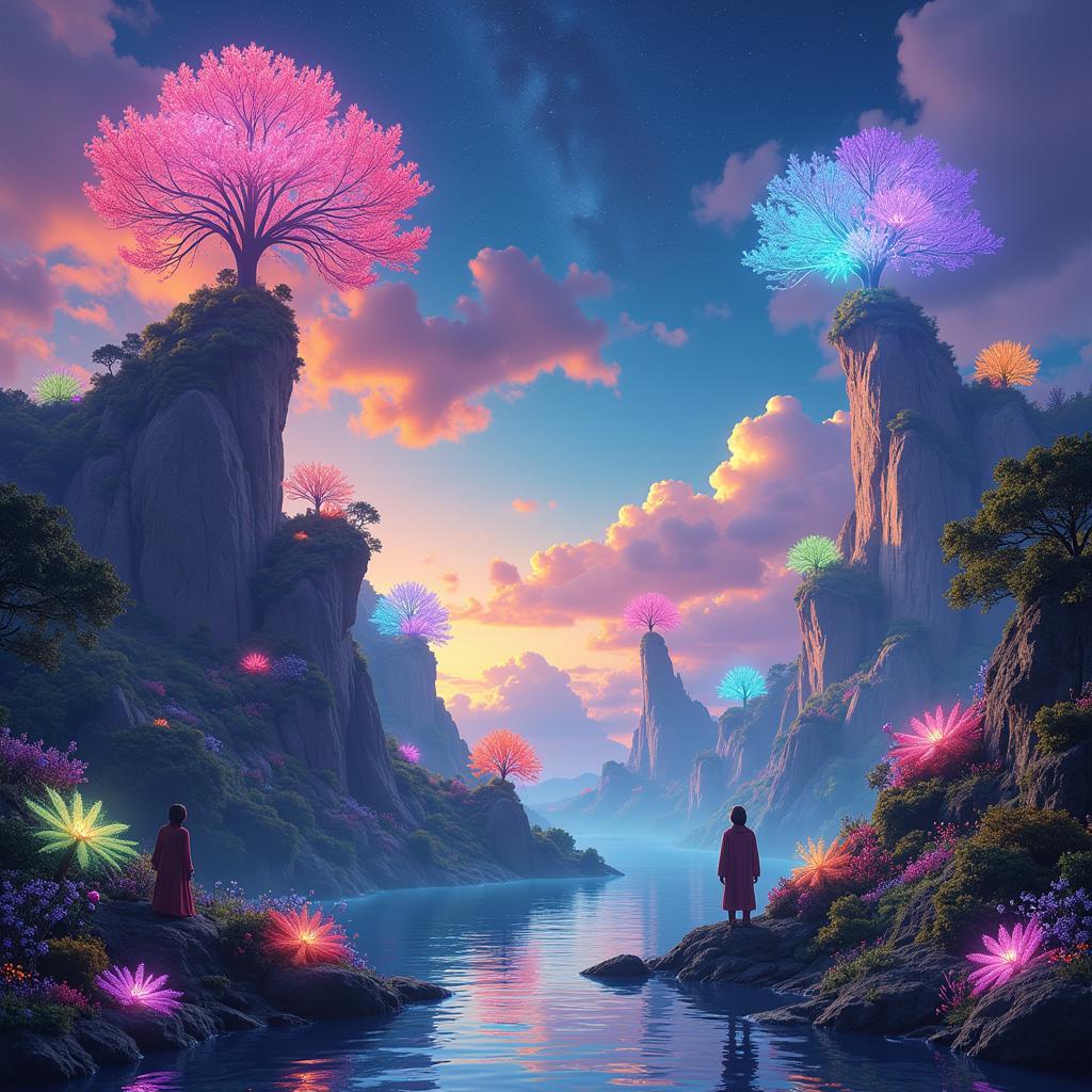 Freddy Carrasco's surreal landscape digital art.