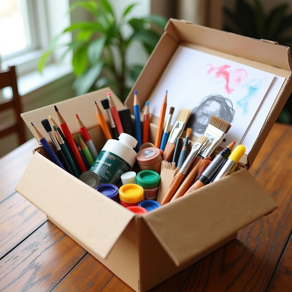 Free Art Supplies by Mail Kit