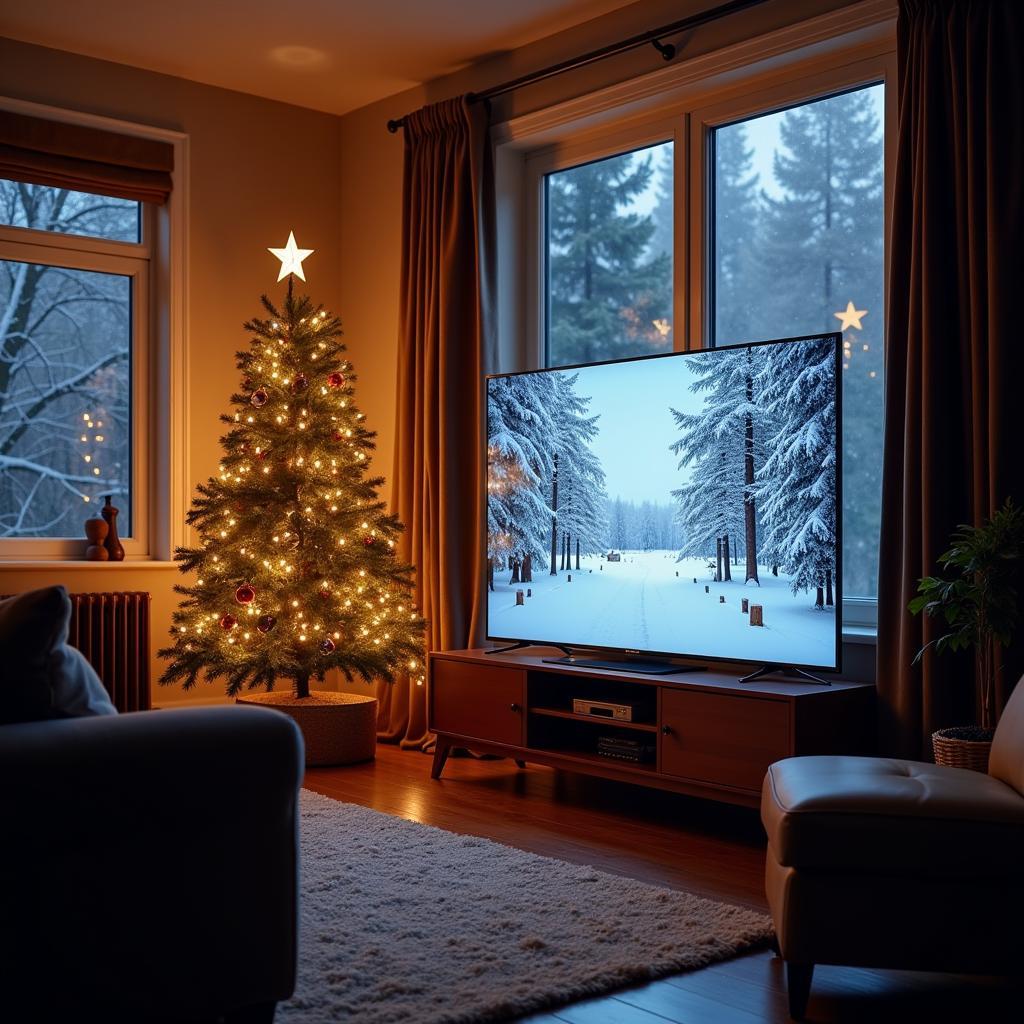 Free Christmas Frame TV Art: Winter Wonderland