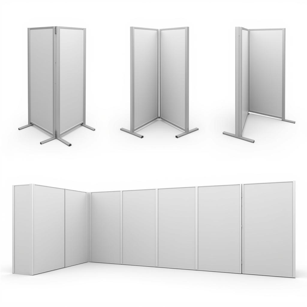 Free Standing Art Display Panels in Different Configurations