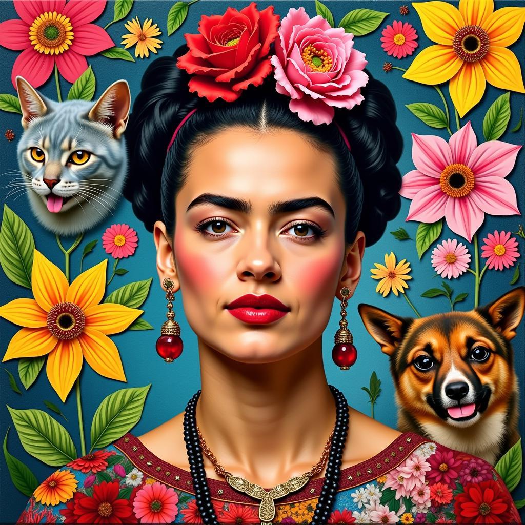 Frida Kahlo Poster Collage