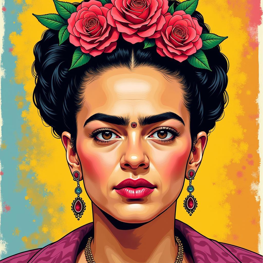 Frida Kahlo Self-Portrait Art Print