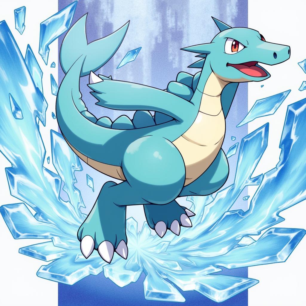 Full Art Lapras VMAX from Chilling Reign Set