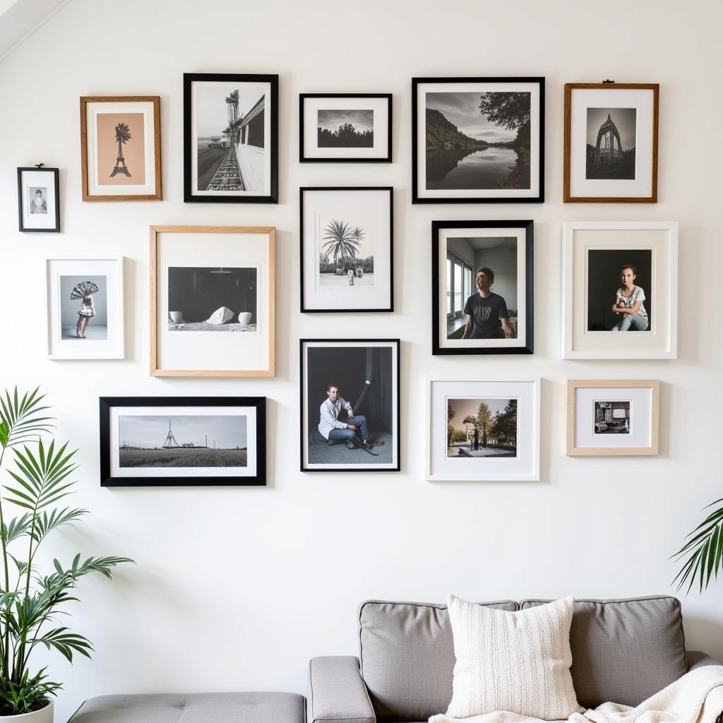 Gallery Wall of Contemporary Art Framed Prints