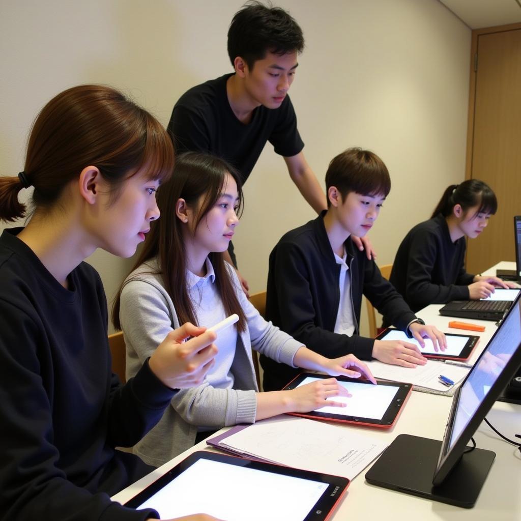 Digital Art Workshop at the Garden of Fine Arts Kyoto