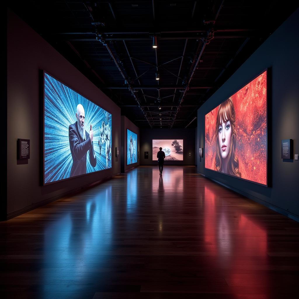 Gaze Art Lighting Museum Installation