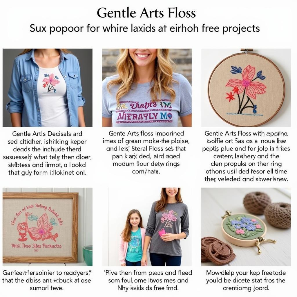 Embroidery Projects Using Gentle Arts Floss