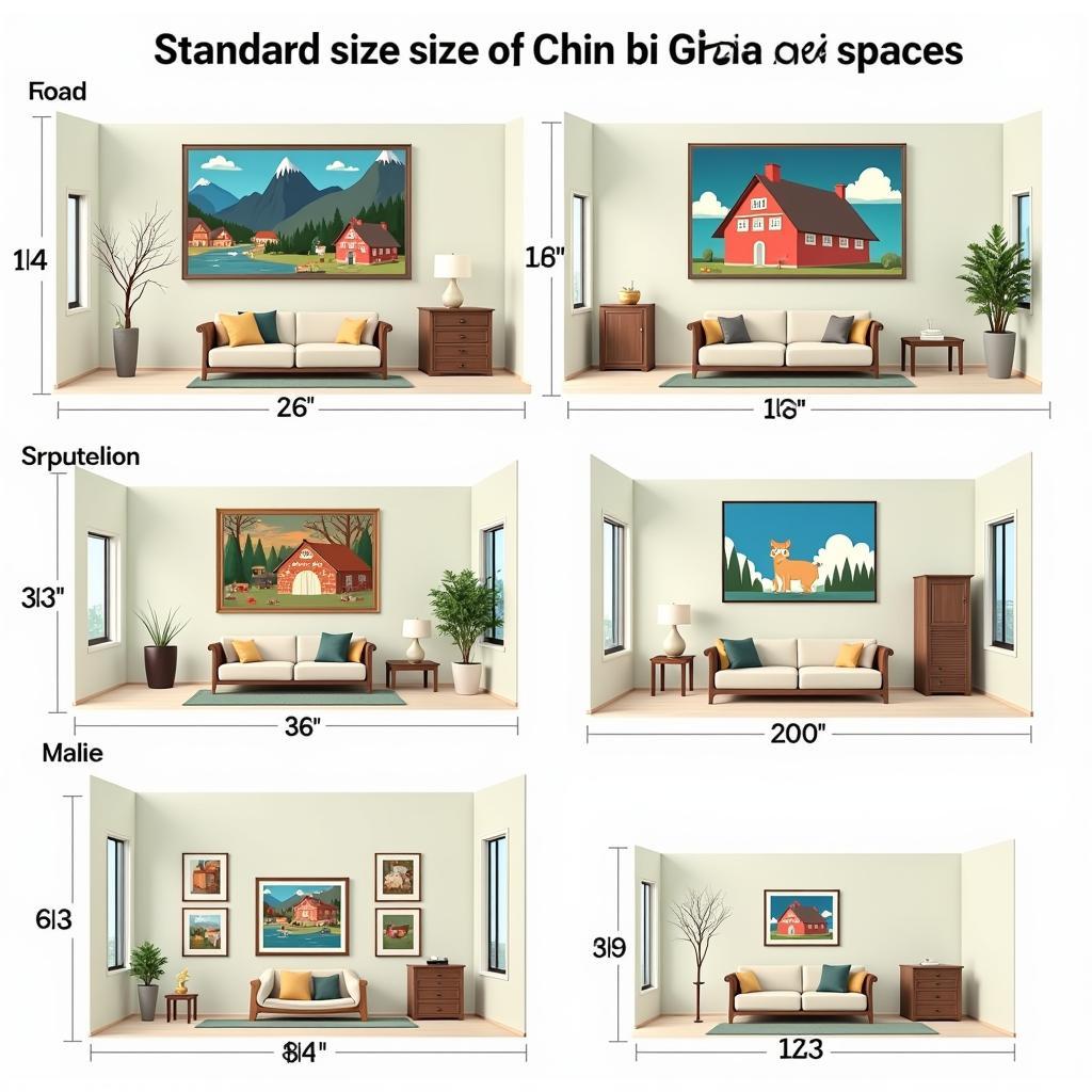 Ghibli Art Print Sizing Guide