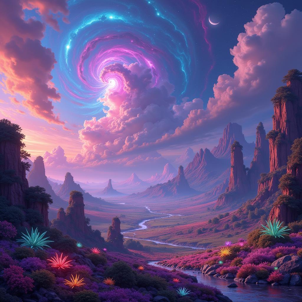 Gideon Art Digital Painting Surreal Landscape