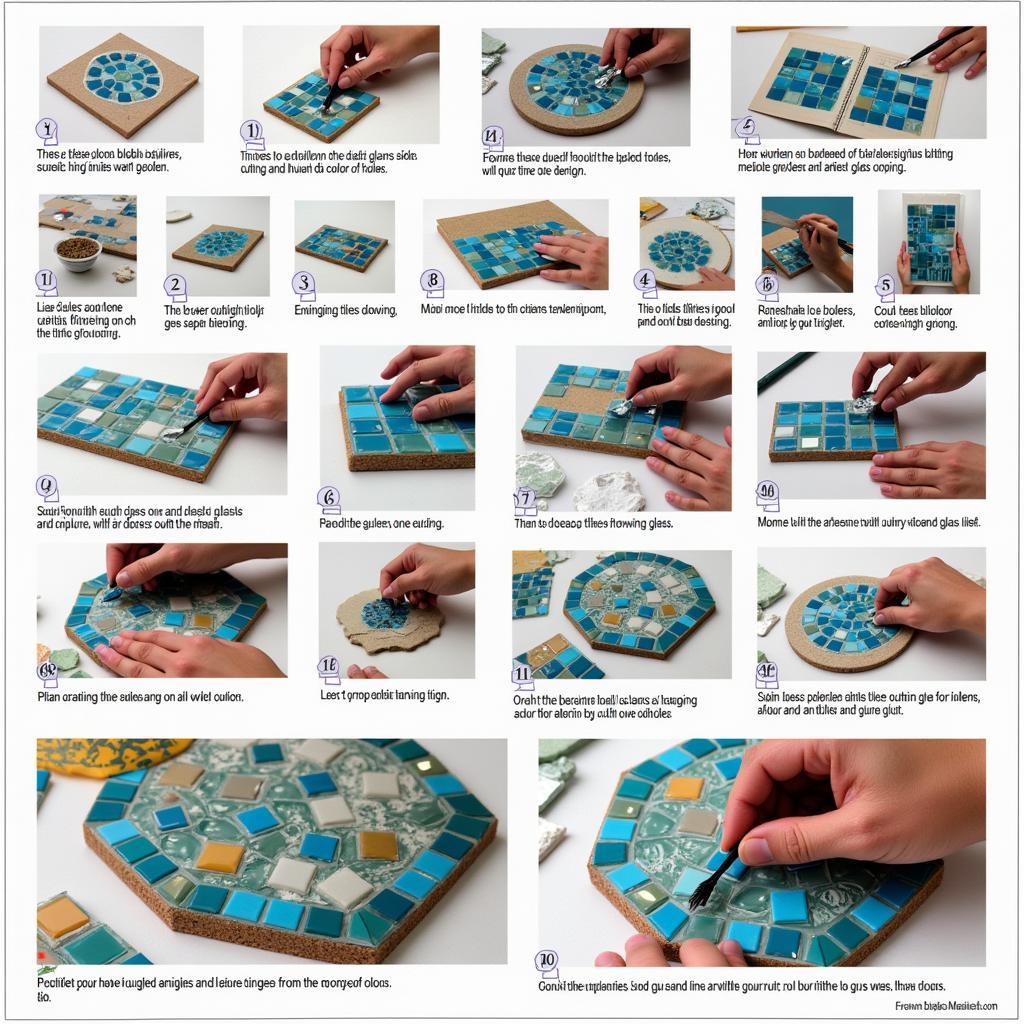 Glass Mosaic Tile Creation Process