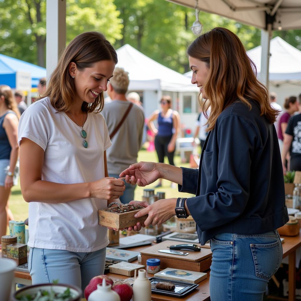 Glen Falls Art Festival Artist Interaction