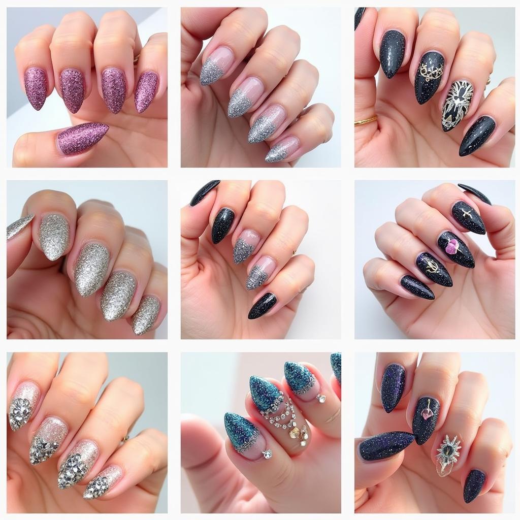 Glitter Nail Art Designs