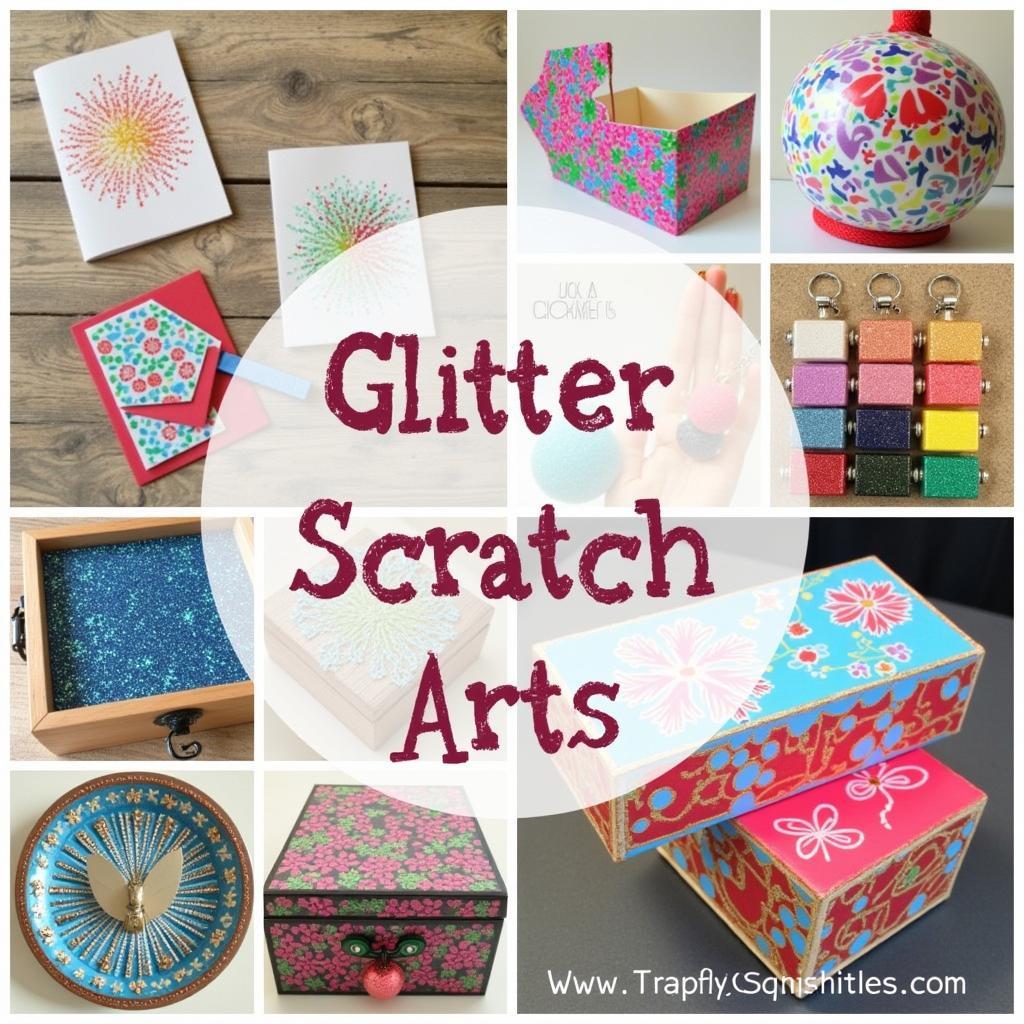 Inspiring Glitter Scratch Art Projects