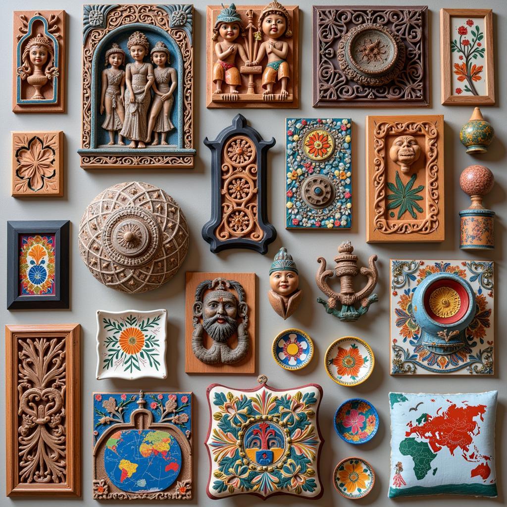 Global Wall Folk Art Styles and Techniques