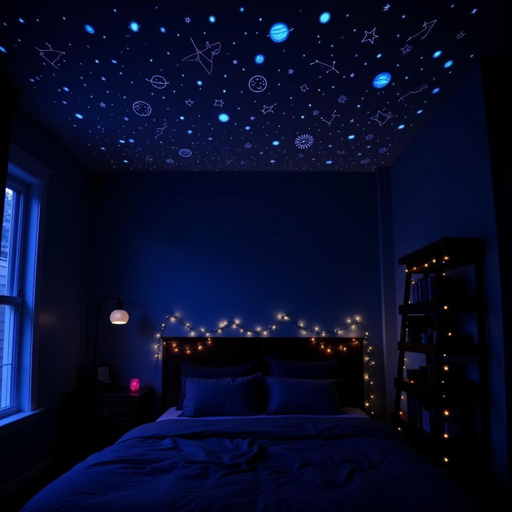 Glow in the Dark Stickers Bedroom Decor