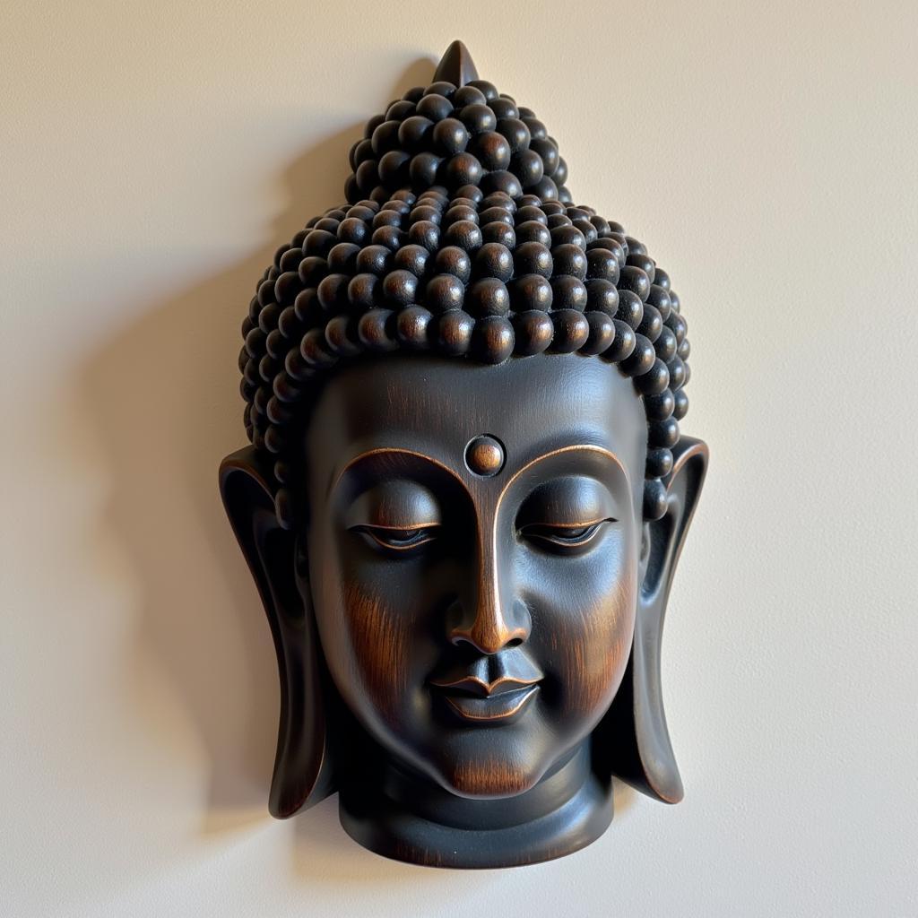 Serene Buddha Statue Wall Art