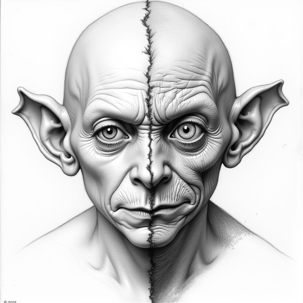 Gollum Character Study