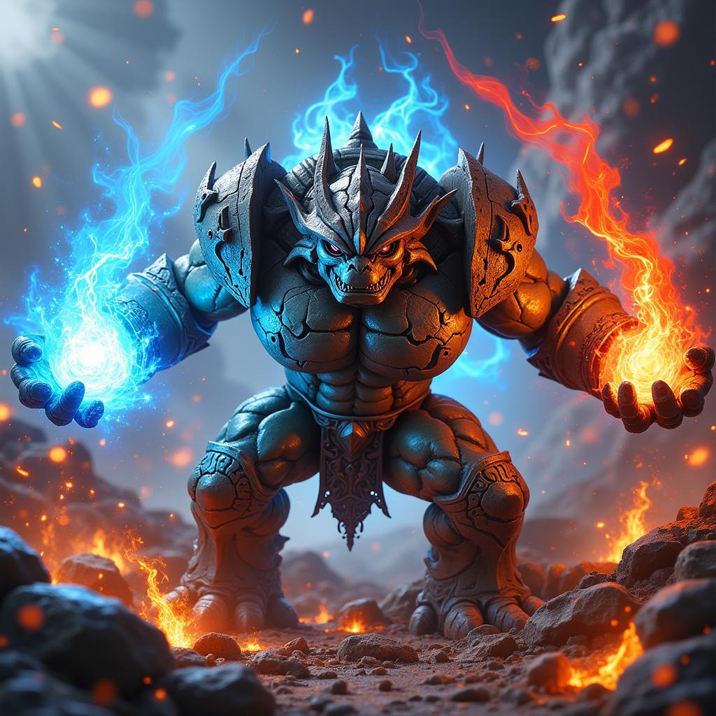 Golurk Full Art Card Close-Up